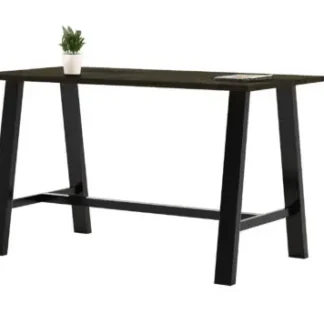 KFI Studios Midtown 3 x 6 FT Conference Table, Espresso Finish, Bistro Height