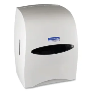 Kimberly-Clark Professional* Sanitouch Hard Roll Towel Dispenser, White