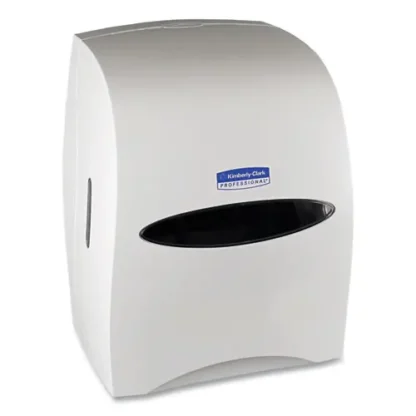 Kimberly-Clark Professional* Sanitouch Hard Roll Towel Dispenser, White