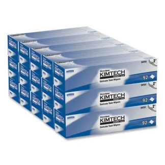 Kimtech™ Kimwipes Delicate Task Wipers, 2-Ply, 92 Wipes/Box, 15 Boxes/Carton