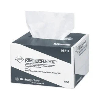 Kimtech™ Precision Wipers, 1-Ply, Unscented, White, 280 Wipes/Box, 60 Boxes/Carton