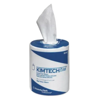 Kimtech™ SCOTTPURE Wipers, Quarter-Fold, 12" x 15", White, 100 Wipers/Box, 4 Boxes/Carton