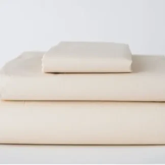 King Fitted Sheet, T180, Bone, 78″ x 80″