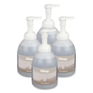 Kleenex® Alcohol-Free Foam Hand Sanitizer, 18 oz, Fragrance-Free, 4/Carton