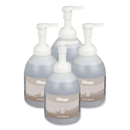 Kleenex® Alcohol-Free Foam Hand Sanitizer, 18 oz, Fragrance-Free, 4/Carton