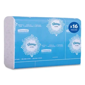 Kleenex® Reveal Multi-Fold Towels, 2-Ply, White, 16/Carton