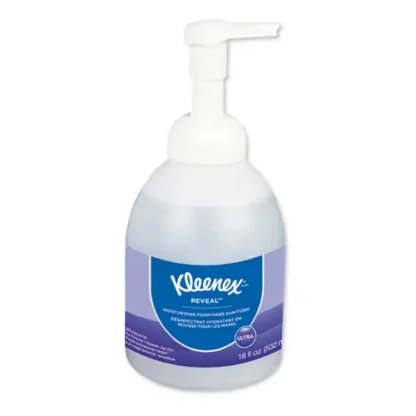 Kleenex® Reveal Ultra Moisturizing Foam Hand Sanitizer, 18 oz, Fragrance-Free