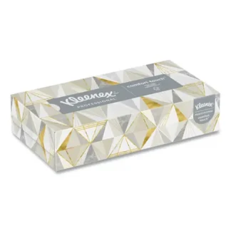 Kleenex® White Facial Tissue, 2-Ply, Pop-Up Box, 125 Sheets