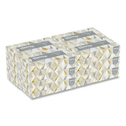 Kleenex® White Facial Tissue, 2-Ply, 125 Sheets per Box, 12 Boxes per Carton