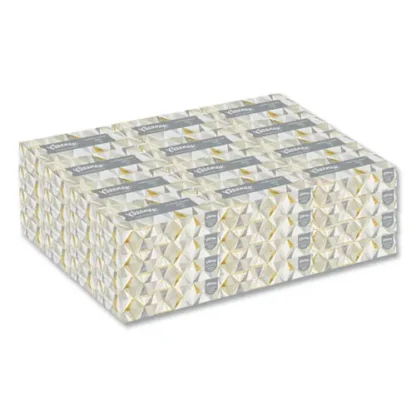 Kleenex® White Facial Tissue for Business, 2-Ply, White, Pop-Up Box, 125 Sheets per Box, 48 Boxes per Carton