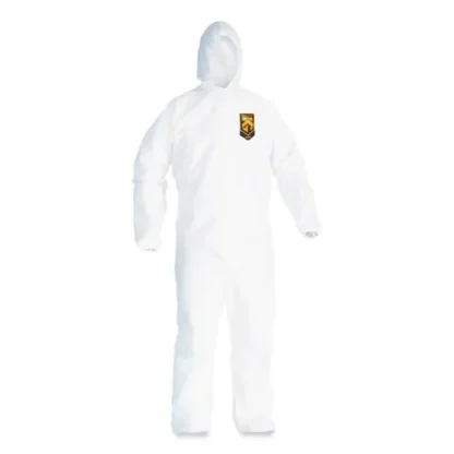KleenGuard™ A20 Breathable Particle Protection Coveralls, Medium, White, 24/Carton