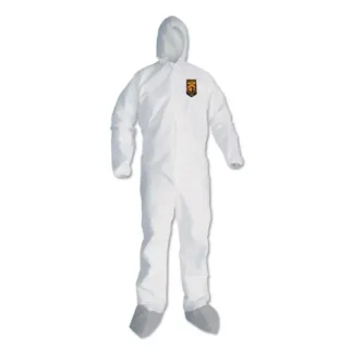 KleenGuard™ A45 Liquid/Particle Protection Surface Prep/Paint Coveralls, 2X-Large, White, 25/Carton