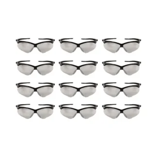 KleenGuard™ Nemesis Safety Glasses, Black Frame, Indoor/Outdoor Lens
