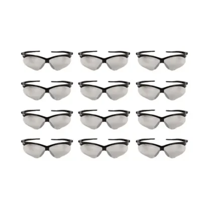 KleenGuard™ V30 Nemesis Safety Glasses, Black Nylon Frame, Indoor/Outdoor Polycarbonate Lens, 12/Box