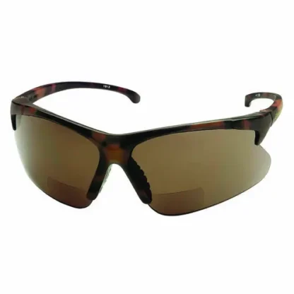 KleenGuard™ V60 30-06 Readers Safety Glasses, Tortoise Frame, Smoke Lens, 6/Box