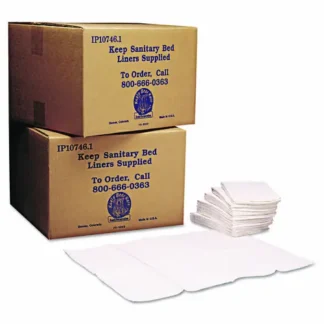 Koala Kare® Baby Changing Station Sanitary Bed Liners, White, 500/Carton