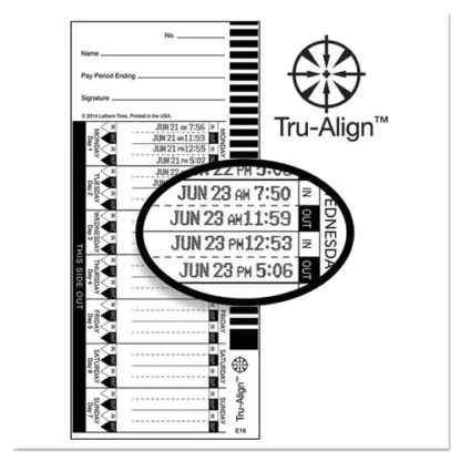 Lathem® Time Time Cards