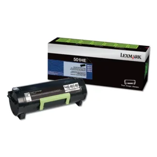 Lexmark™ 50F1H0E Return Program High-Yield Toner Cartridge, Black, High-Yield, 5,000 Page-Yield