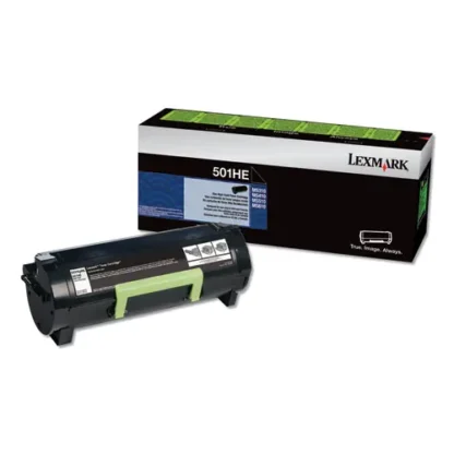 Lexmark™ 50F1H0E Return Program High-Yield Toner Cartridge, Black, High-Yield, 5,000 Page-Yield