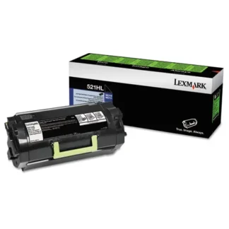 Lexmark™ 52D1H0L Return Program High-Yield Toner Cartridge, Black, 25,000 Page-Yield
