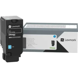 Lexmark™ 71C1HC0 Return Program Toner Cartridge, Cyan, 10,500 Page-Yield