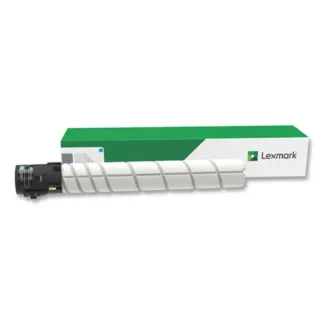 Lexmark™ 76C00C0 Toner Cartridge, Cyan, 18,500 Page Yield