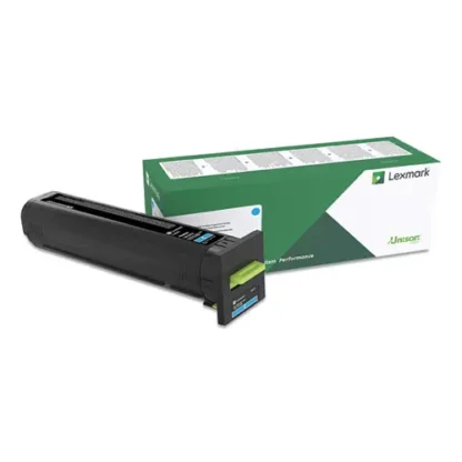 Lexmark™ 82K0XCG Return Program Extra High-Yield Toner Cartridge, Cyan, 22,000 Page Yield