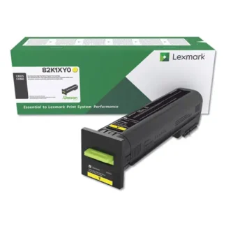 Lexmark™ 82K1XY0 Return Program Unison Extra High-Yield Toner Cartridge, Yellow, 22,000 Page Yield