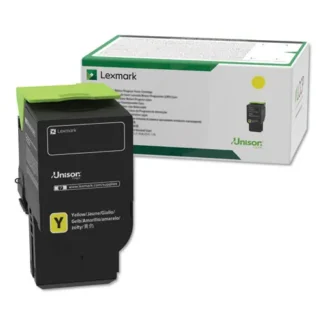 Lexmark™ C231HY0 Return Program High-Yield Toner Cartridge, Yellow, 2,300 Page Yield