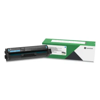 Lexmark™ C341XC0 Return Program Extra High-Yield Toner Cartridge, Cyan, 4,500 Page Yield