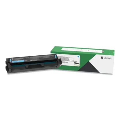 Lexmark™ C341XC0 Return Program Extra High-Yield Toner Cartridge, Cyan, 4,500 Page Yield