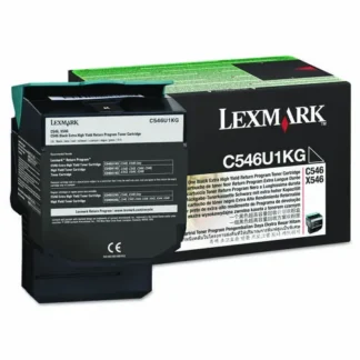 Lexmark™ C546U1KG Return Program Extra High-Yield Toner Cartridge, Black, 8,000 Page Yield