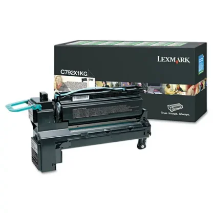 Lexmark™ C792X1KG Return Program Extra High-Yield Toner Cartridge, Black, 20,000 Page-Yield