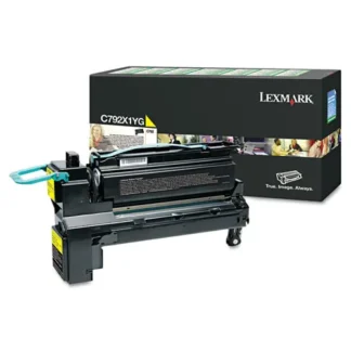 Lexmark™ C792X1YG Return Program Extra High-Yield Toner Cartridge, Yellow, 20,000 Page Yield