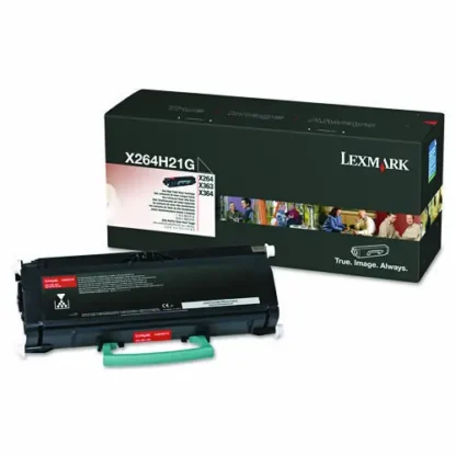 Lexmark™ X264H21G High-Yield Toner, 9,000 Page-Yield, Black