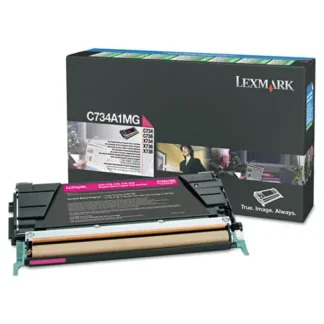 Lexmark™ X746A1MG Return Program Toner Cartridge, Magenta, High-Yield, 7,000 Pages