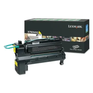 Lexmark™ X792X4YG Return Program Extra High-Yield Toner Cartridge, Yellow, 20,000 Page Yield