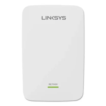 LINKSYS™ RE7000 Max-Stream AC1900+ Wi-Fi Range Extender, 1 Port, Dual-Band 2.4 GHz/5 GHz
