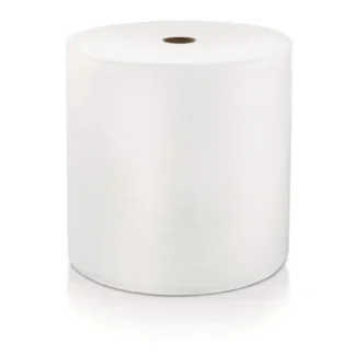 LoCor® Hard Wound Roll Towel, 1-Ply, 7" x 800 ft, White, 6 Rolls/Carton