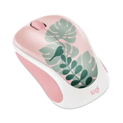 Logitech® Design Collection Wireless Optical Mouse, 2.4 GHz Frequency/33 ft Wireless Range, Left/Right Hand Use, Chirpy Bird