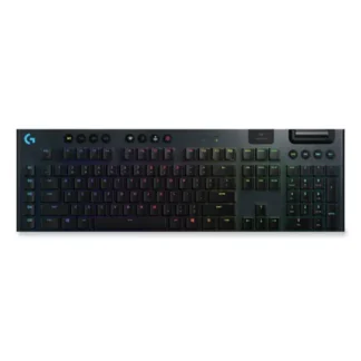 Logitech® G915 LIGHTSPEED Wireless RGB Mechanical Gaming Keyboard, Linear Switch, Black