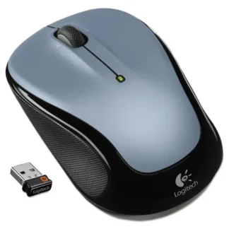 Logitech® M325 Wireless Mouse, 2.4 GHz Frequency/30 ft Wireless Range, Left/Right Hand Use, Silver