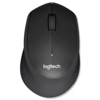 Logitech® M330 Silent Plus Mouse, Wireless, Right Hand Use, Black