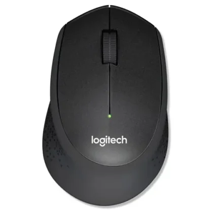 Logitech® M330 Silent Plus Mouse, Wireless, Right Hand Use, Black