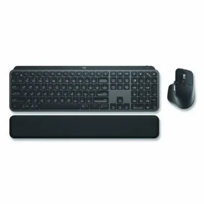 Logitech® MX Keys Combo for Business Wireless Keyboard and Mouse Gen 2, Graphite, 33 ft Range