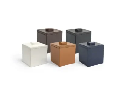 London Square Ice Bucket with Lid