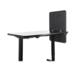 Lumeah Desk Modesty Adjustable Height Desk Screen Cubicle Divider and Privacy Partition