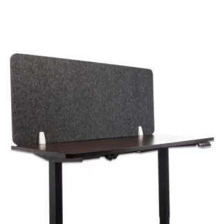Lumeah Desk Screen Cubicle Panel and Office Partition Privacy Screen, Ash, 54.5" W x 1" D x 23.5" H