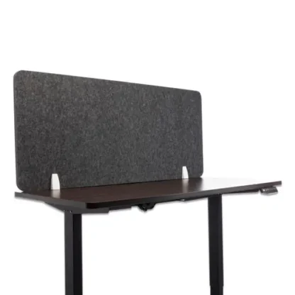 Lumeah Desk Screen Cubicle Panel and Office Partition Privacy Screen, Ash, 54.5" W x 1" D x 23.5" H