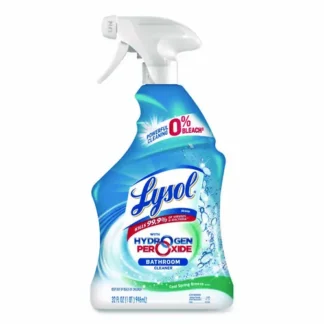 LYSOL® Brand Bathroom Cleaner with Hydrogen Peroxide, Cool Spring Breeze - 32 oz Trigger Spray Bottle